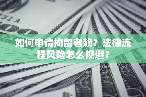 北京如何申请拘留老赖？法律流程风险怎么规避？