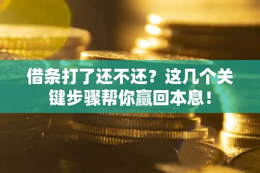 北京借条打了还不还？这几个关键步骤帮你赢回本息！
