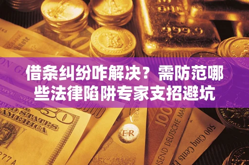 北京借条纠纷咋解决？需防范哪些法律陷阱专家支招避坑