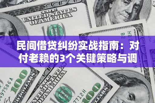 北京民间借贷纠纷实战指南：对付老赖的3个关键策略与调解盲区解析