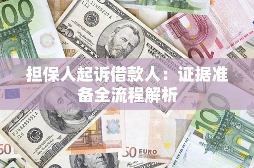 北京担保人起诉借款人：证据准备全流程解析