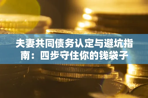 北京夫妻共同债务认定与避坑指南：四步守住你的钱袋子