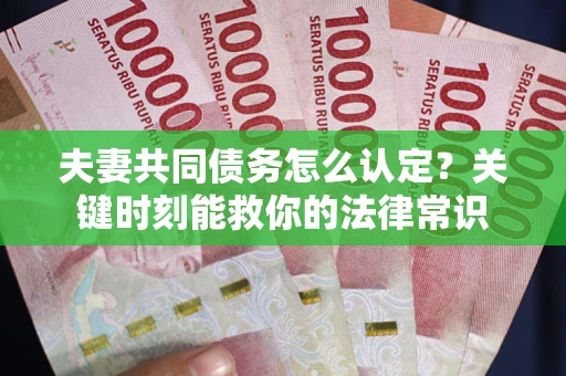 北京夫妻共同债务怎么认定？关键时刻能救你的法律常识