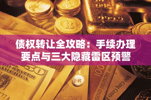 北京债权转让全攻略：手续办理要点与三大隐藏雷区预警