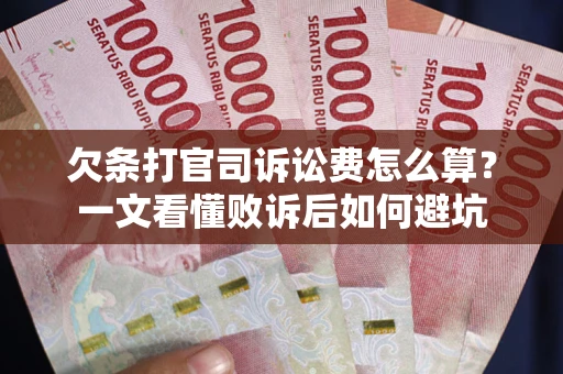 北京欠条打官司诉讼费怎么算？一文看懂败诉后如何避坑