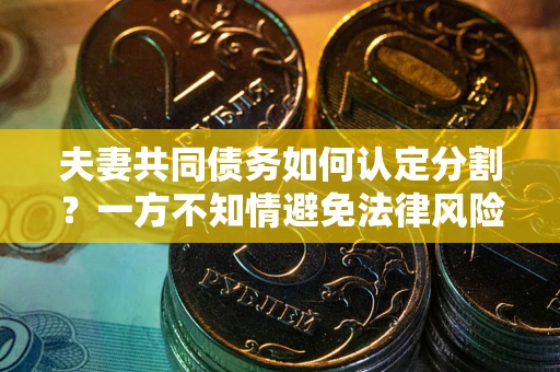 北京夫妻共同债务如何认定分割？一方不知情避免法律风险必看！